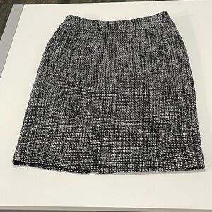 Calvin Klein Tweed Wool Blend Mini Skirt